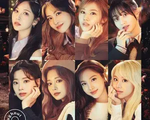 TWICE JAPAN 9th SINGLE『Doughnut』ビジュアル解禁！舞い降る白い雪の中で寄り添うメンバーが印象的で冬らしいビジュアル！