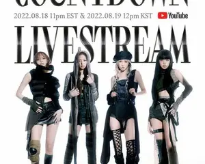 BLACKPINK、8月19日(金)正午、YouTubeにてカムバックカウントダウンライブストリーム開催！