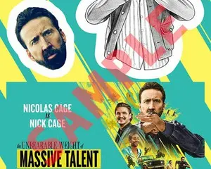 ニコラス・ケイジ主演『マッシブ・タレント』日本公開日決定！　​BLACKPINKの曲に乗せてお届けするクソ面白い特報 ＆ ティザービジュアルも到着！