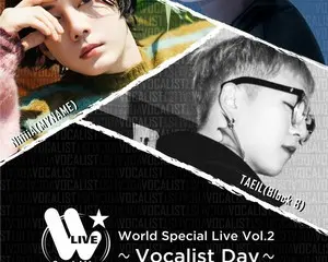 Jung-DaeHyun（B.A.P）/ NiiiiiA（MYNAME）/ TAEIL（Block B）K-POP 3組のメインボーカリストが共演！ World Special Live Vol.2～Vocalist Day～東京・代々木 で3月31日（金）開催決定