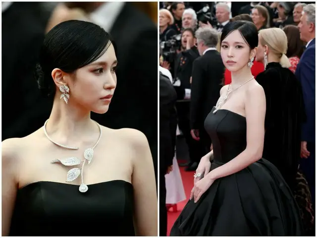 ブシュロンのジャパンアンバサダー、TWICE・MINA（ミナ）がカンヌ国際映画のレッドカーペットに登場