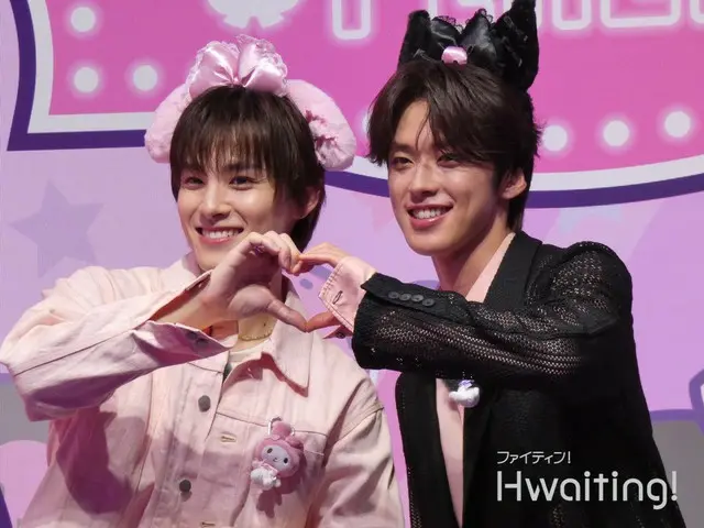【映像レポ】JO1川西拓実＆河野純喜の“純拓”ペア、“メロクロ”ペアと愛嬌ポーズに挑戦！