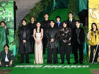 『WIND BREAKER』水上恒司ら豪華キャスト陣“グリーンカーペット“に集結！上映後には急遽JUNONが登壇も！！完成披露試写会カーペットイベント＆上映前・後舞台挨拶レポート