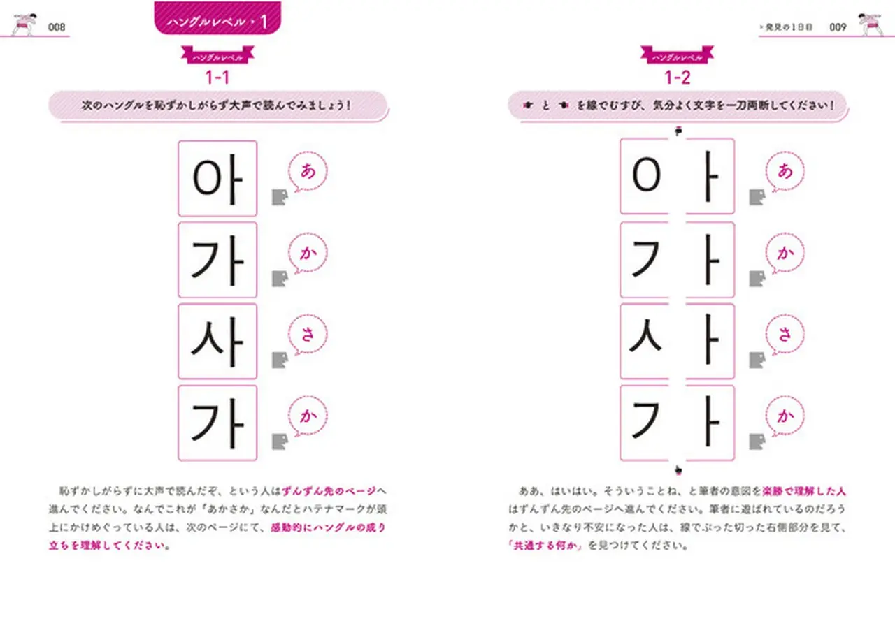 ▲ハングルを読むためのカギは「赤坂の男」！？