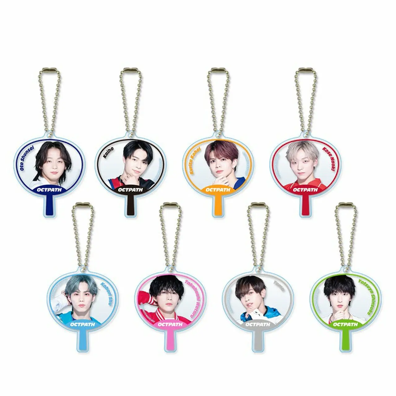 うちわチャーム(全8種/約6cm)