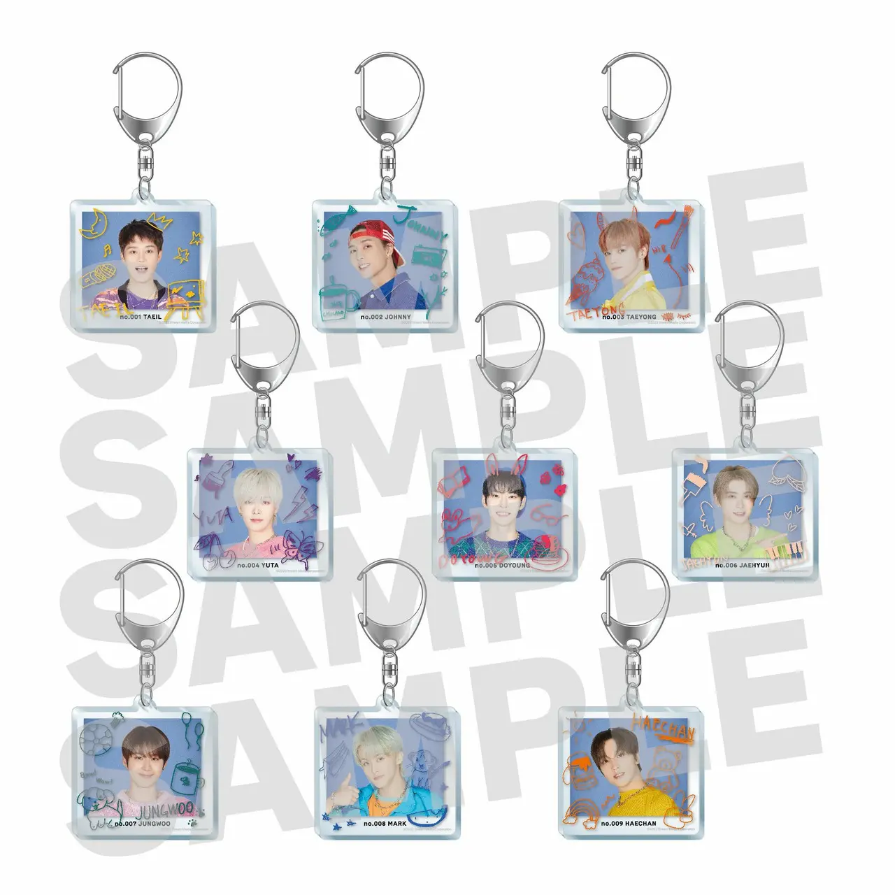 アクリルキーホルダー(全9種)