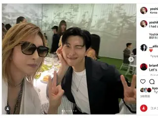 YOSHIKI、Instagram投稿が世界で話題に　Frieze SeoulでBTSやBLACKPINKと交流