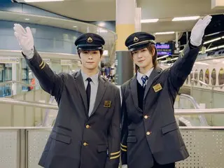 INI （アイエヌアイ）後藤威尊&佐野雄大が南海難波駅の 1 日駅⻑に任命! ！〜南海電鉄 140 周年×「INI」 WINTER SINGLEのコラボレーション記念