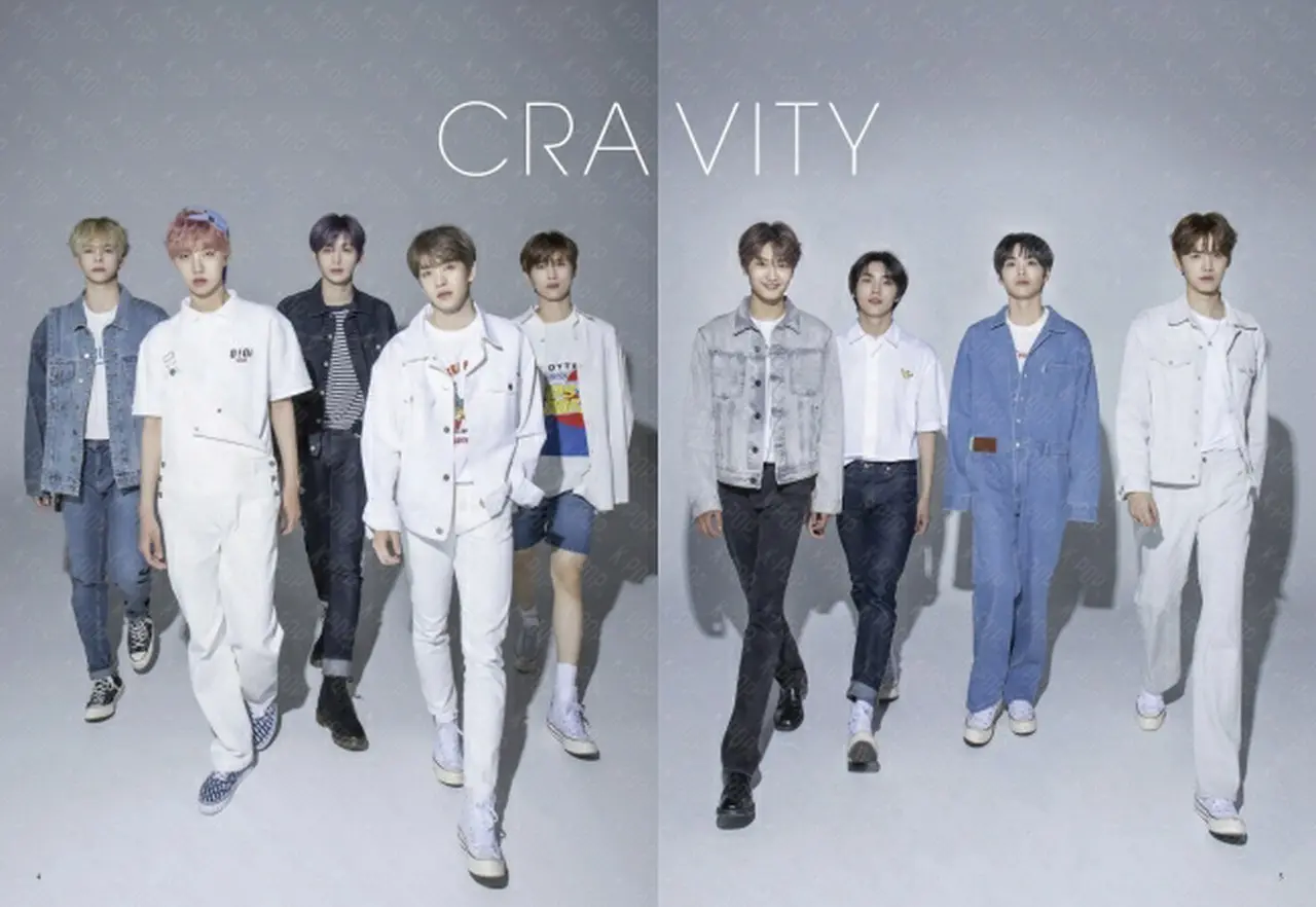 表紙＆巻頭30ページ越え「CRAVITY特集」扉ページ