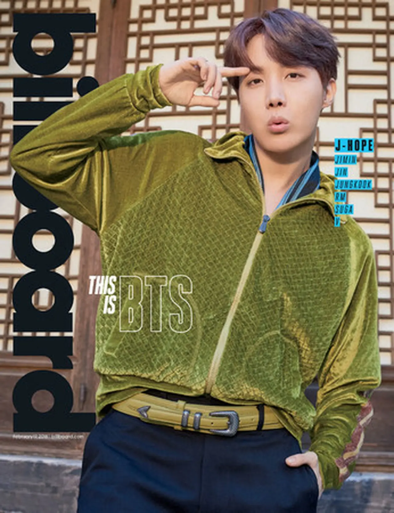 「J-HOPEバージョン」のカバー、プレミアム特大ポスター