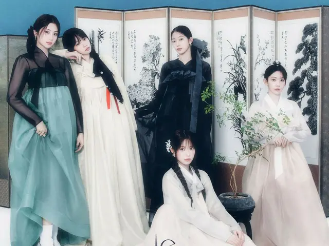 「LE SSERAFIM」、韓服姿でファッションマガジンのカバーを飾る“美しい真珠、苦痛と時間の結果…私たちに似ている”