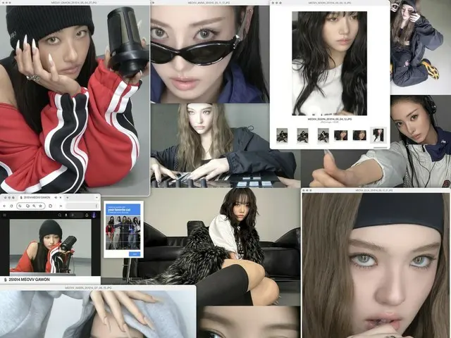 「MEOVV」、新しいデジタルシングル「BURNING UP」ティージングコンテンツ公開…Y2Kアイコンで変身予告