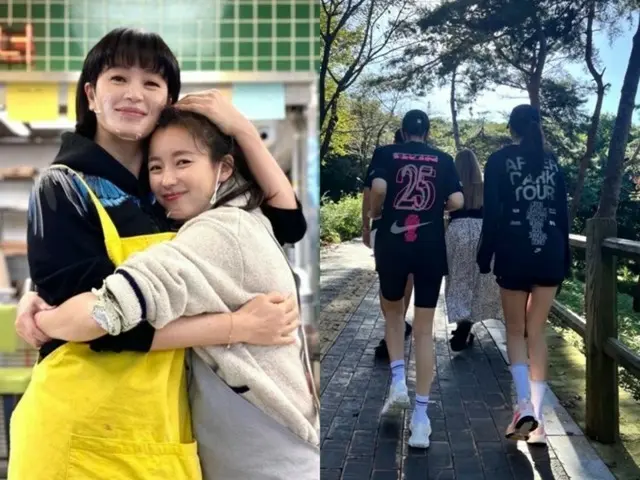 “仲良し女優”キム・ヘス&ハン・ヒョジュ、ランニングデートをキャッチ…スラッと細い脚線美の秘訣？