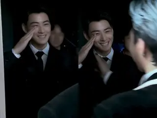 “軍人”チャウヌ（ASTRO）、G-DRAGONに敬礼…APECの舞台裏で出会った“2人のスター”