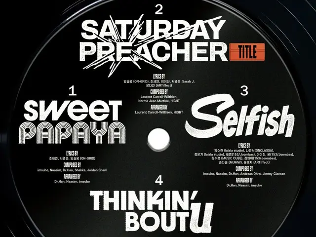 「ASTRO」チャウヌ、2ndソロアルバム「ELSE」トラックリストオープン…タイトル曲は「SATURDAY PREACHER」