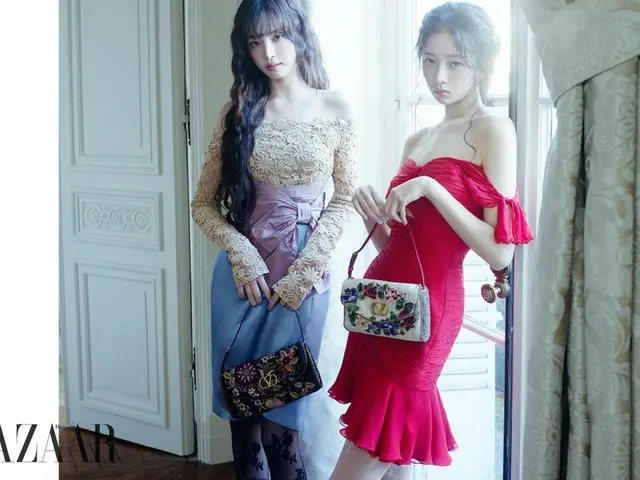 「IVE」リズ＆レイ、パリで会ったある日…優雅なシルエットのグラビア公開