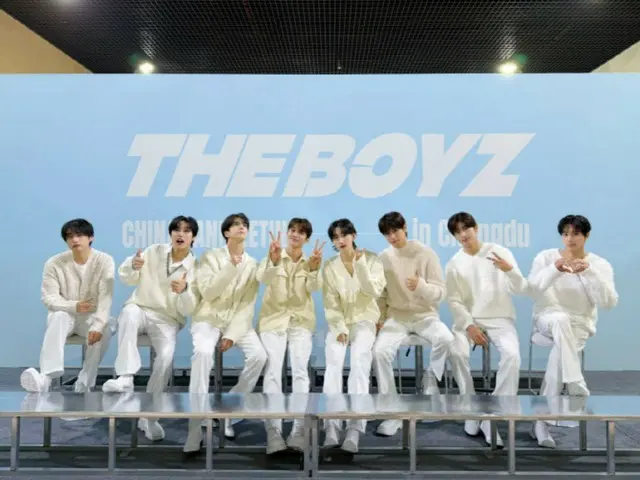 「THE BOYZ」、中国ファンも魅了…成都でファンミ開催