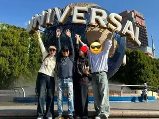 "健康回復"パク・ミソン、家族旅行の写真公開「久しぶり」