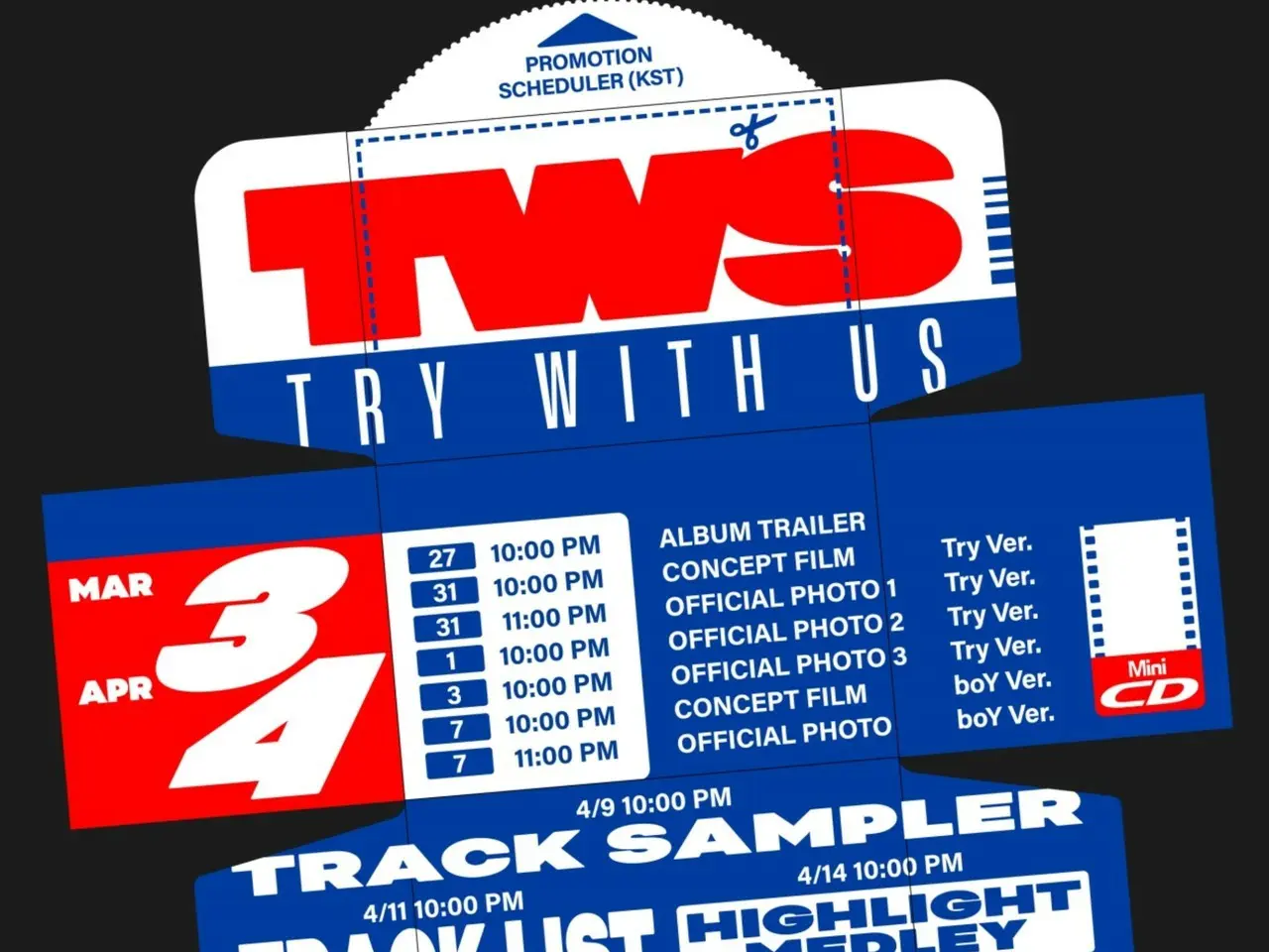 TWS」、3rdミニアルバム「TRY WITH US」のプロモーション日程