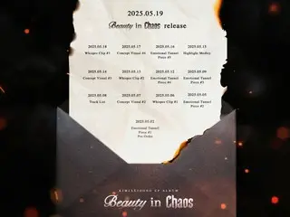 ジェジュン、ニューEP「Beauty in Chaos」のタイムテーブル公開…19日カムバック
