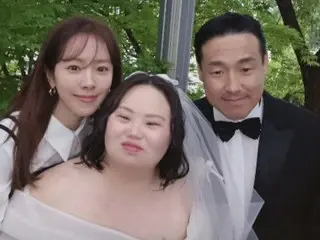 女優ハン・ジミン、“双子のお姉さん”チョン・ウネ作家の結婚を祝福…「愛がいっぱい」