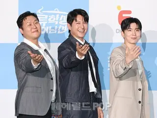 【フォト】リュ・スヨン＆キヒョン（MONSTA X）＆ユン・ギョンホ、新バラエティー番組「リュ学生オ・ナムソン」の制作発表会に出席