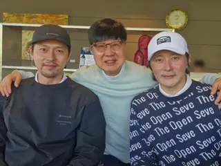 ヒョンビン&チャン・ドンゴン、ゴルフをする時はナチュラルに…ヒゲを剃らなくても“カッコいいイケメン”