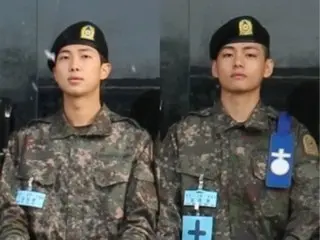 「BTS」のRMとV、兵役満了により除隊へ