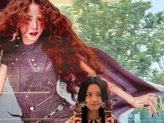 「BLACKPINK」JISOO、口をぎゅっと閉じて可愛い表情…本当にきれいな「女神」ビジュアル