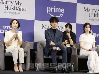 【フォト】佐藤健&小芝風花、日本版「私の夫と結婚して」制作発表会に出席