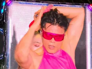 J.Y. Park、 この日のために減量…「WATERBOMB」を熱く盛り上げたピンクのシースルーファッション