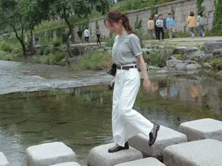 イ・セヨン、清渓川に現れた人気スター…気付かれないのかな