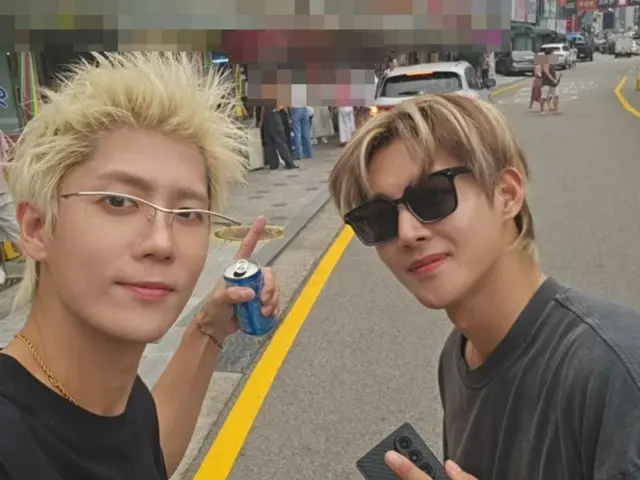 「SS501」キム・ヒョンジュン（リダ）、キム・キュジョンとトッポッキ通りでツーショット…「今はおいしくて有名なお店に。当時は空席も多かった」