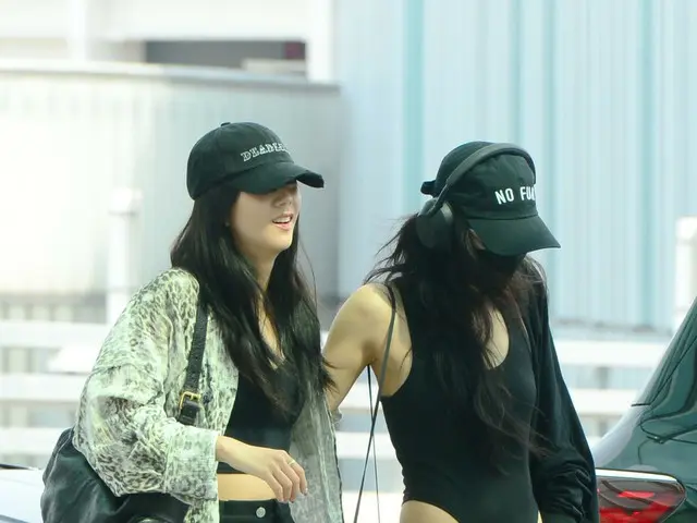 【フォト】「BLACKPINK」JENNIE＆JISOO、ワールドツアーのためパリに向けて出発